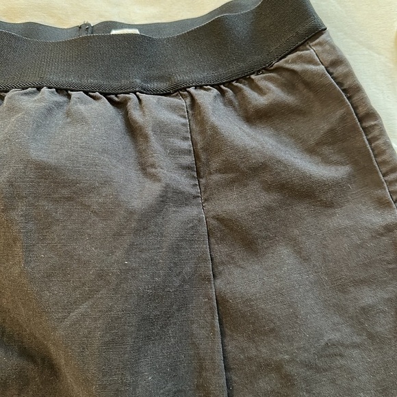 J crew 100% cotton black elastic waist size 2 skirt - Picture 3 of 3